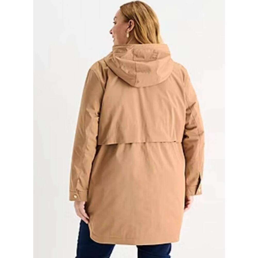 Liz Claiborne Womens Midweight Anorak in French Caramel, Sz XXL--NWT - Picture 7 of 10